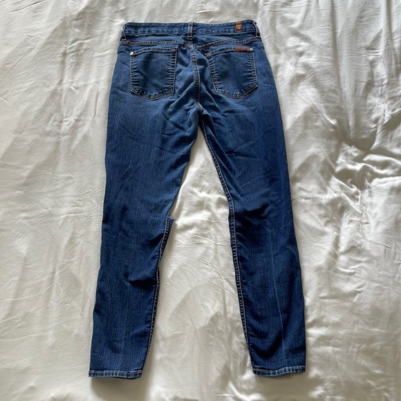 7 for all man kind ankle skinny jeans - Picture 2 of 3